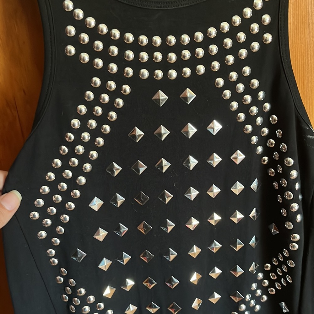 Black Studded Mini - image 2